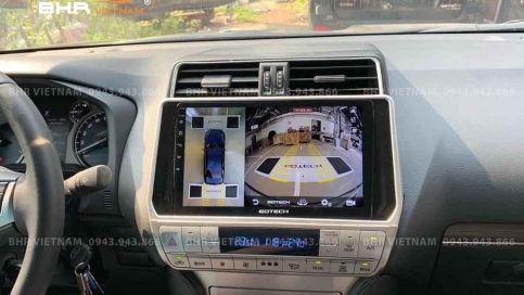 Màn hình DVD Android liền camera 360 Toyota Prado 2017 - nay | Gotech GT360